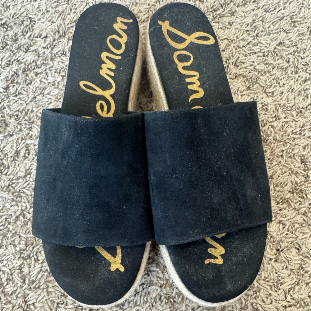 Sam Edelman Black Slide Sandals